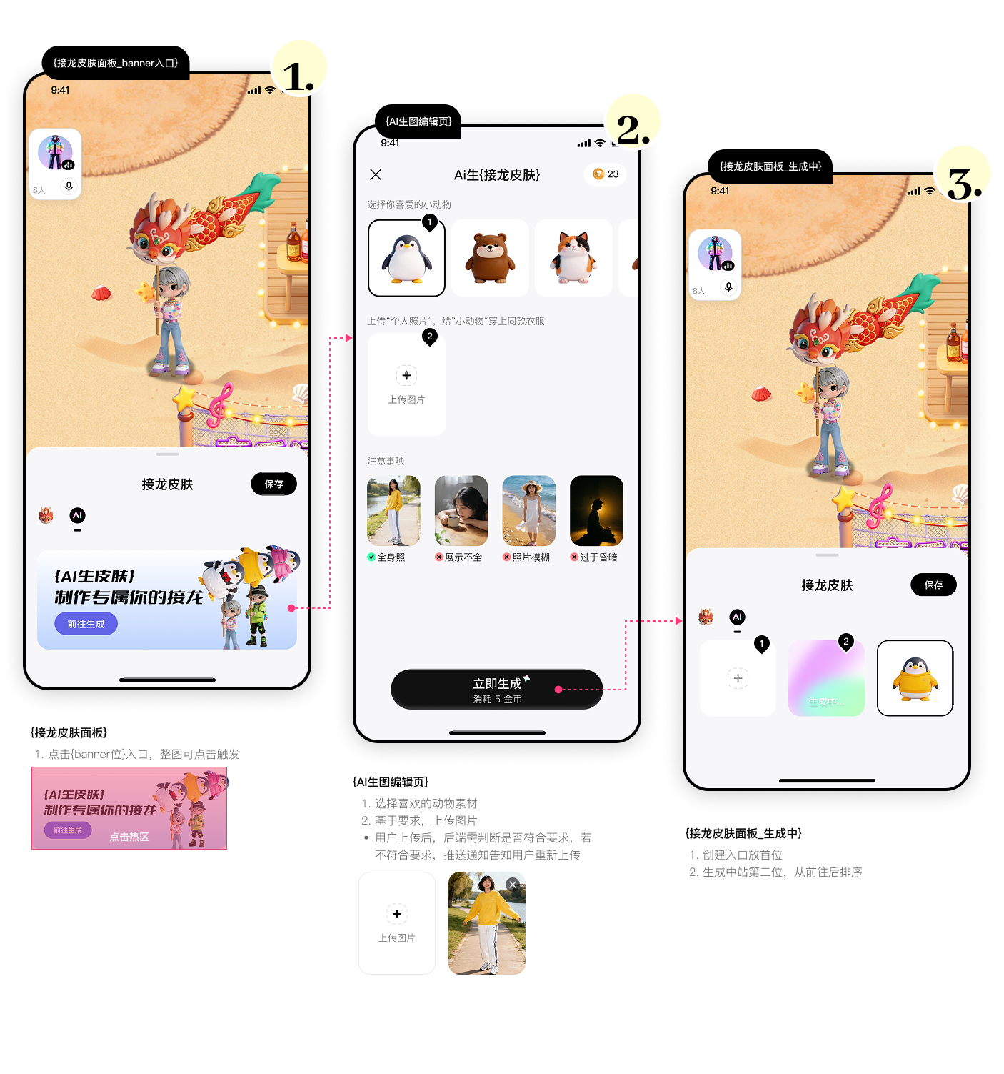 UI / 交互流程展示